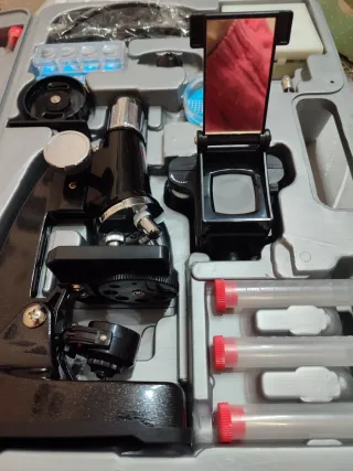 Maletín microscopio completo