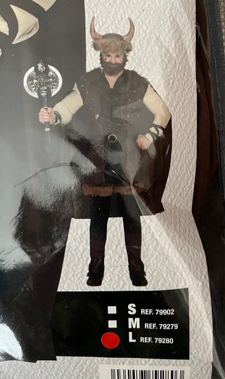 Disfraz Vikingo Hombre Talla L