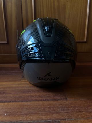 Casco Shark Negro y Amarillo