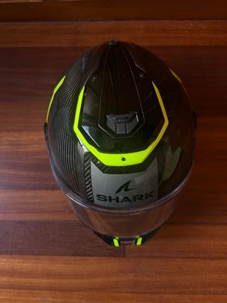 Casco Shark Negro y Amarillo