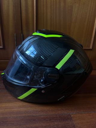 Casco Shark Negro y Amarillo