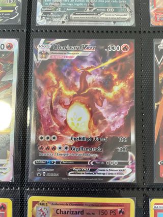Cartas Pokémon Charizard V, EX, VMAX
