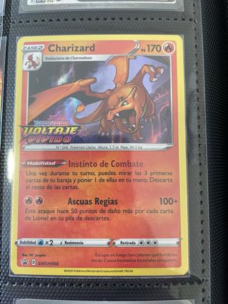 Cartas Pokémon Charizard V, EX, VMAX