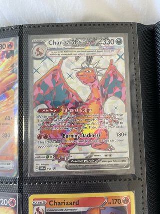 Cartas Pokémon Charizard V, EX, VMAX