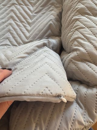 Nido Cambiador Bebé Gris Acolchado