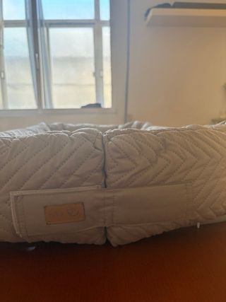 Nido Cambiador Bebé Gris Acolchado