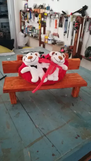 Panchina in miniatura