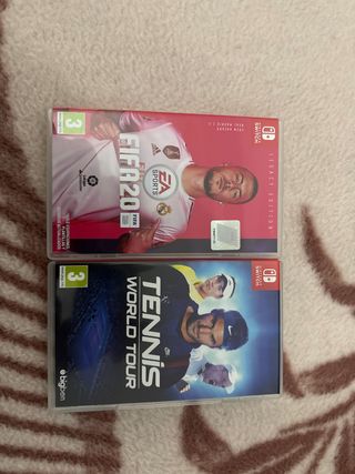 FIFA 20 y Tennis World Tour Nintendo Switch