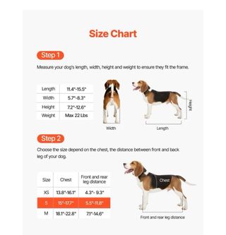 Silla de ruedas para perro pequeño