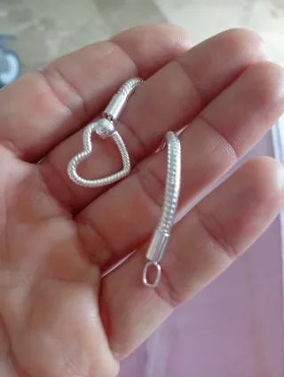 Pulsera Pandora Corazón Plata