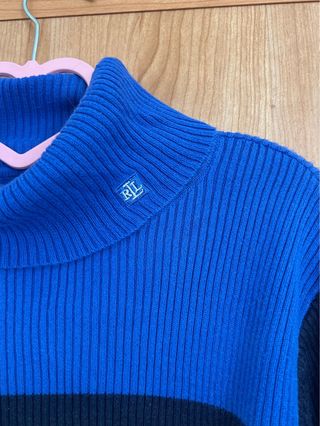 Lauren Ralph Lauren Jersey Cuello Alto Rayas