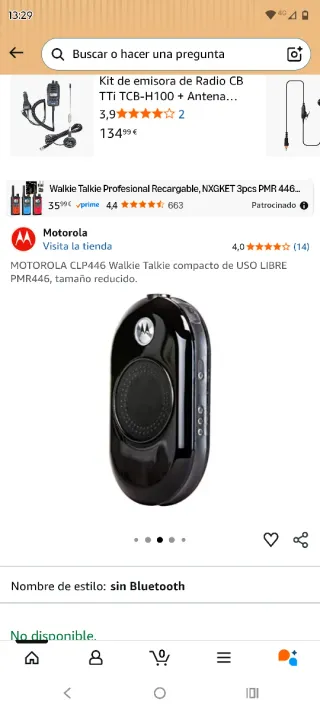 Walkie Motorola Solutions Lumidee 7 unidades