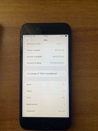 iPhone SE 2020 128GB Nero