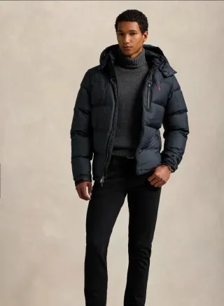 Plumífero Ralph Lauren Hombre Negro Gorham