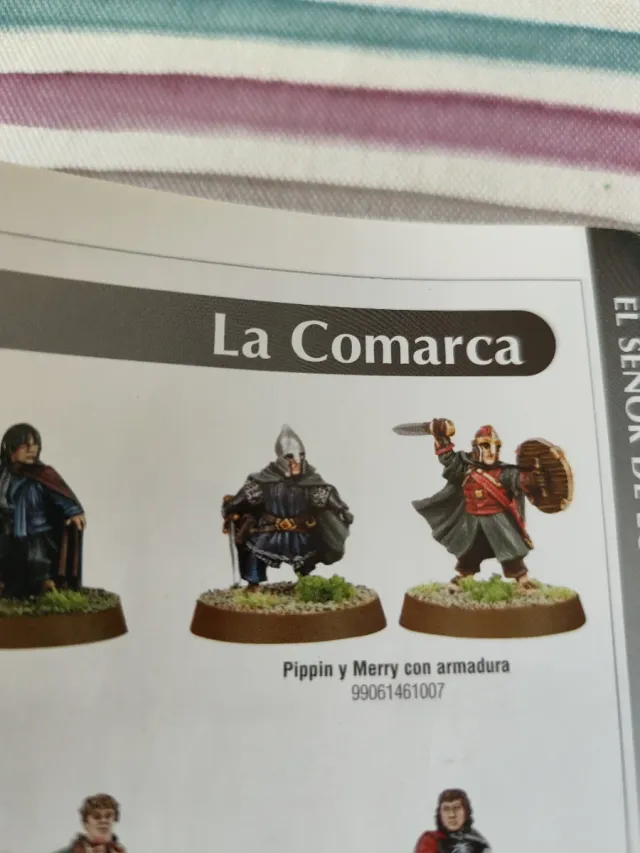 Miniatura Warhammer LOTR Pippin armatura