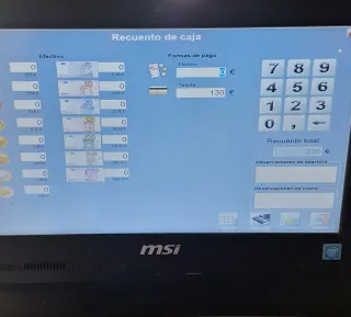 Ordenador pack tpv tactil local con programa inclu