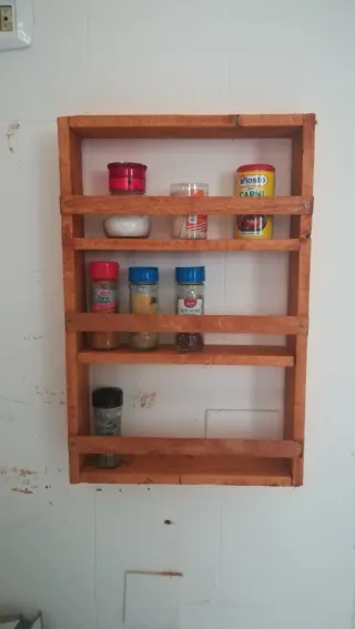 Organizzer spezie in legno