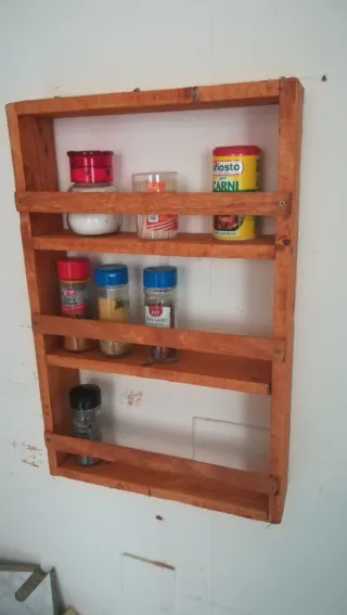 Organizzer spezie in legno