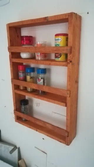 Organizzer spezie in legno