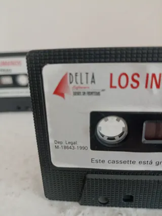 3 Cassettes Juegos Delta   Los Inhumanos   Amstrad