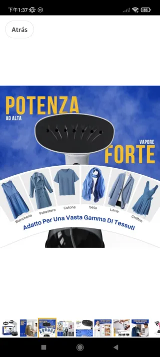 Plancha Vertical Vapor, 400ML Plancha Vapor