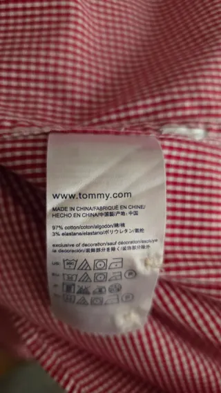 Camisa Tommy Hilfiger mini cuadros M