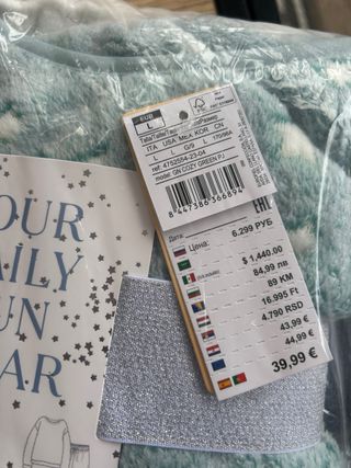 Pijama Coralina Women's Secret Estrellas Talla L