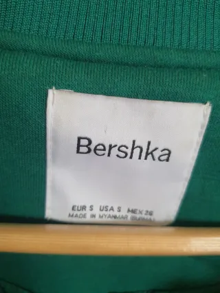 Chaqueta Beisbolera Verde Bershka
