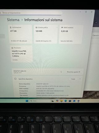 Dell Latitude 7275 2-in-1 Touch m7 8GB RAM