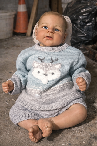 Muñeco bebé reborn realizada artesanalmente