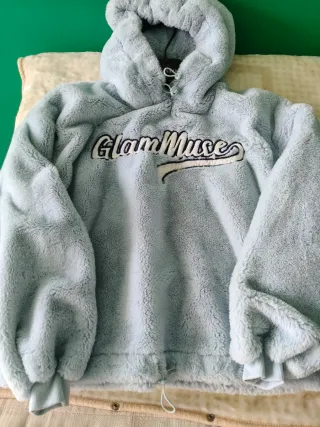 Felpa Bershka GlamMuses Blu