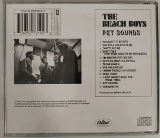 THE BEACH BOYS, Pet Sounds CD