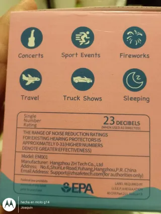 Auriculares Zohan Baby Ear Protection