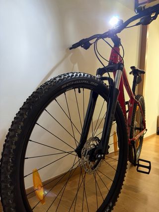 Bicicleta Cannondale Roja