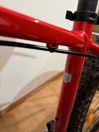 Bicicleta Cannondale Roja