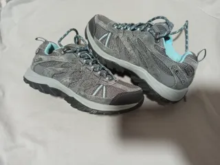 Zapatos Columbia Gris y Turquesa