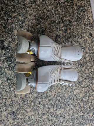 Patines profesionales blancos