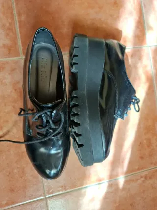 Zapatos plataforma negros