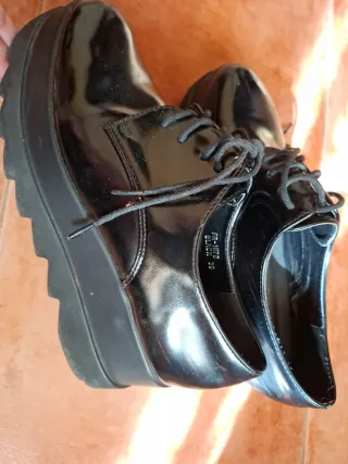 Zapatos plataforma negros