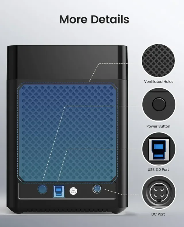 ORICO DS500 Docking Station 5 Bahías USB 3.0