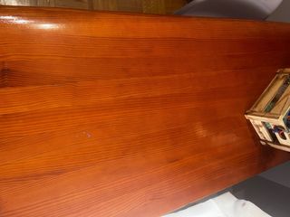 Escritorio doble cajonera madera