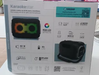 Altavoz Karaoke Energy Sistem con Micrófonos