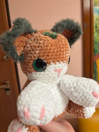 Forest Kitty Magic Crochet Chenille Plush