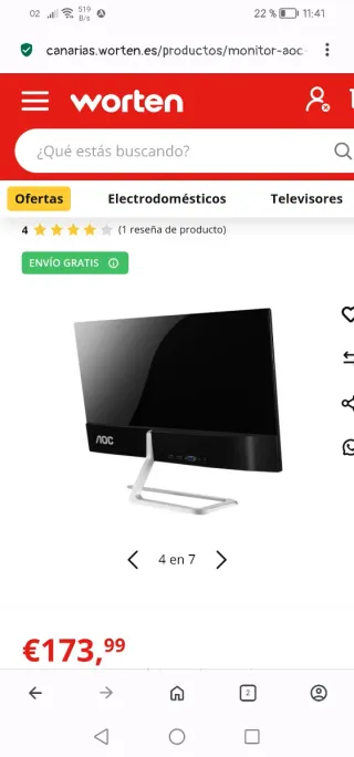 Monitor AOC 23'' FHD