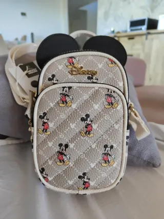 Bolso Disney Mickey Mouse Beige y Negro