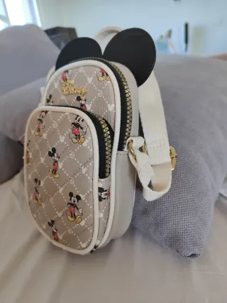 Bolso Disney Mickey Mouse Beige y Negro