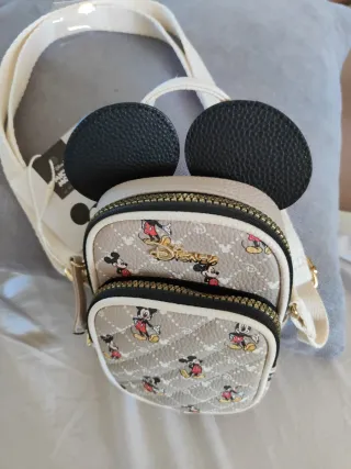 Bolso Disney Mickey Mouse Beige y Negro