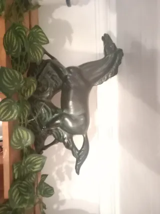 Jarrón de cerámica decorado