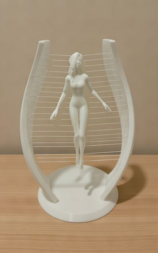 Escultura Equilíbrio Etéreo (Decoração)