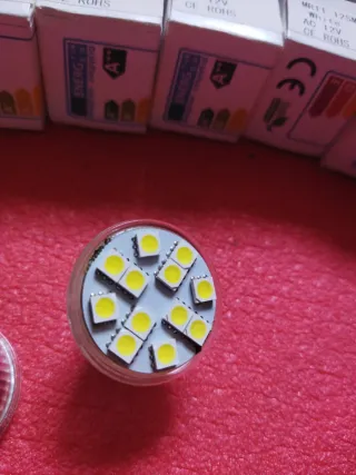18x Faretti LED MR11 bianco freddo e caldo